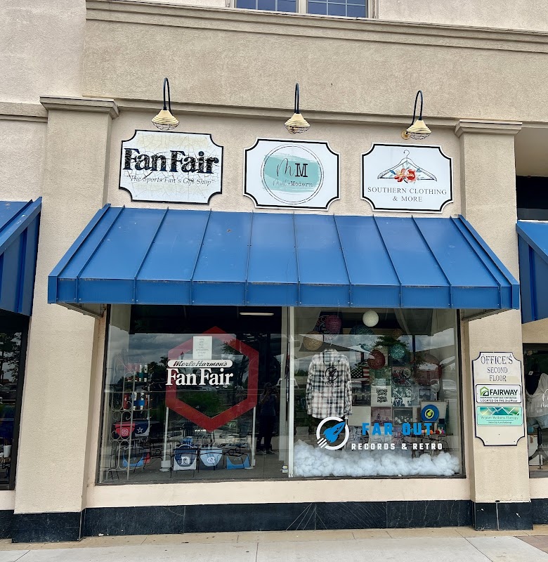 Far Out Records and Retro storefront